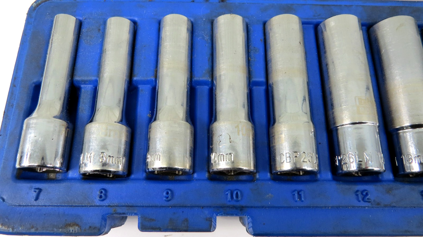 Cornwell Blue Power 26 Piece Long & Short Socket Set CBP2LM CBP2M Metric 3/8″ Dr
