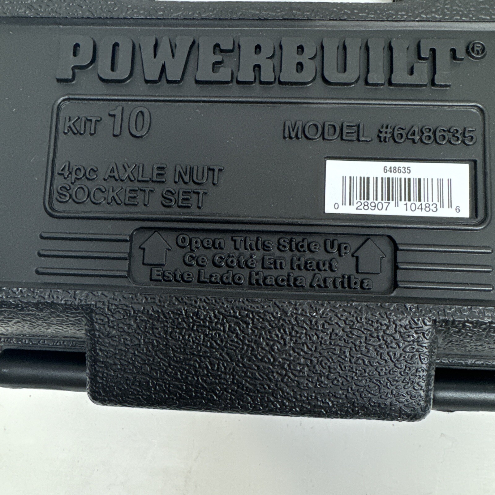 Powerbuilt Impact Socket Set 30, 32, 34, 36mm 1/2″ Dr 6 point 4 Piece Axle Nut