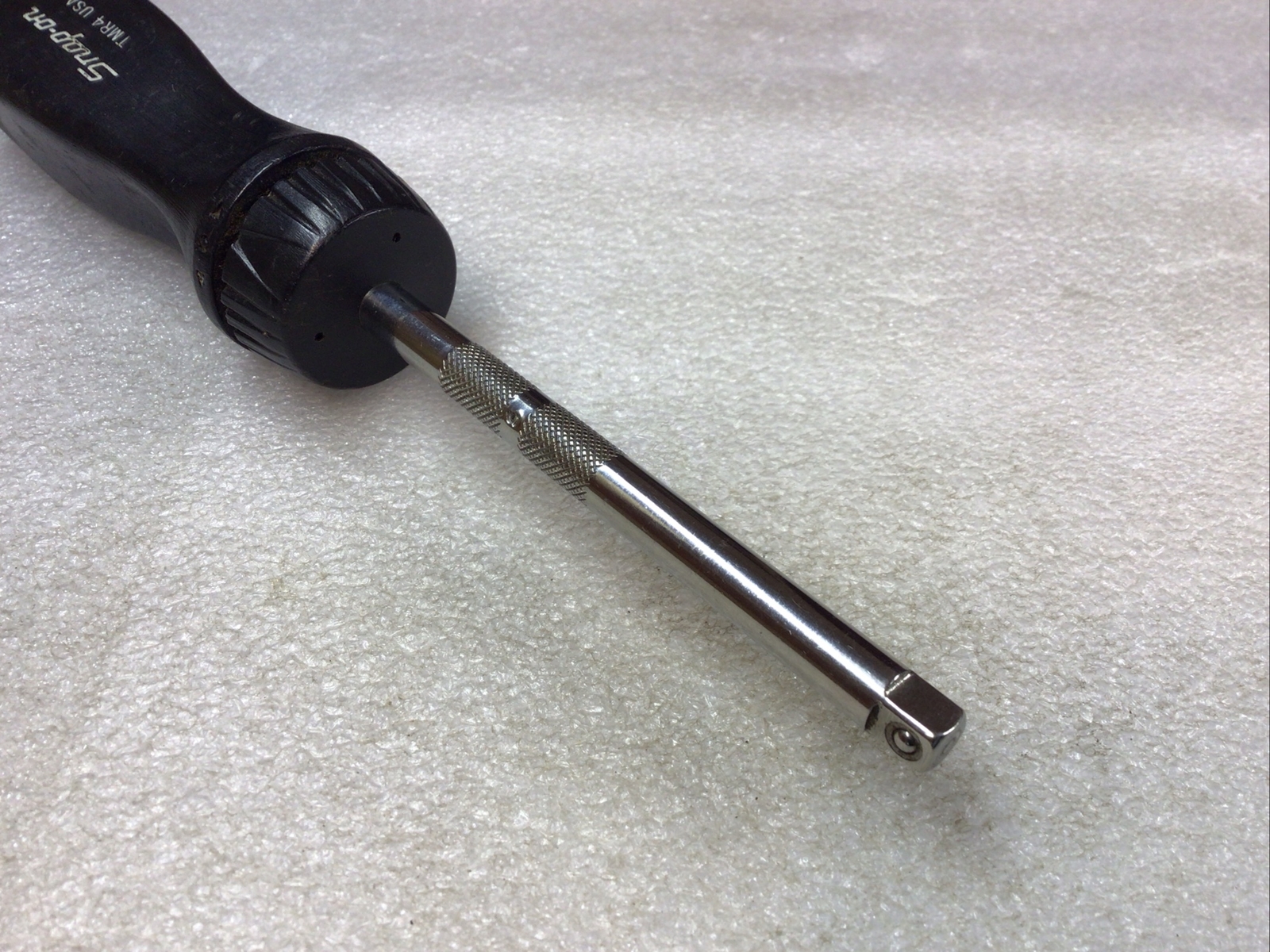 Snap On TMR4 – 1/4″ Square Drive, Ratcheting, 9” Black Hard Handled Driver-USA
