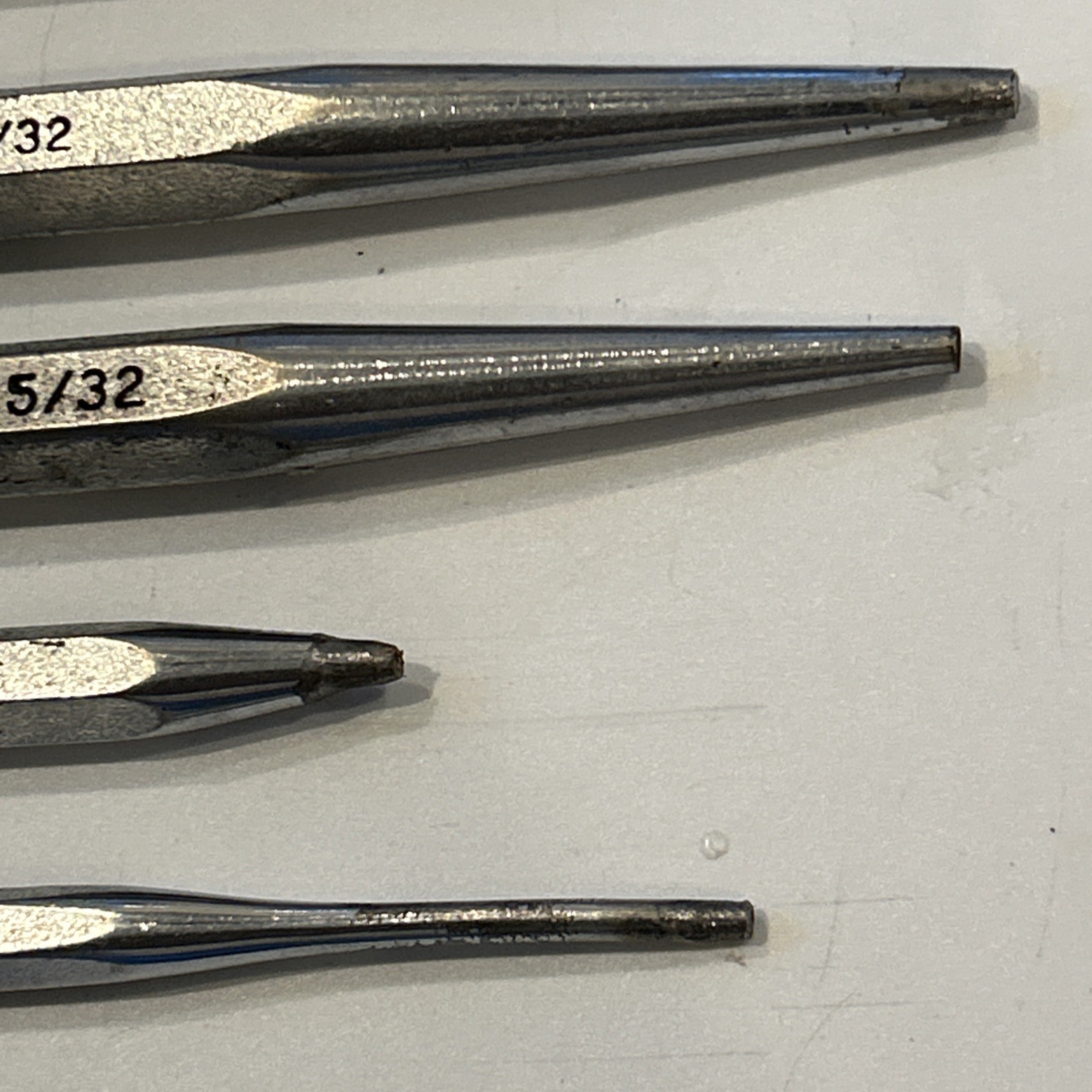 Vanadium USA Tool Company 9pc Chisel & Drift Punch Set