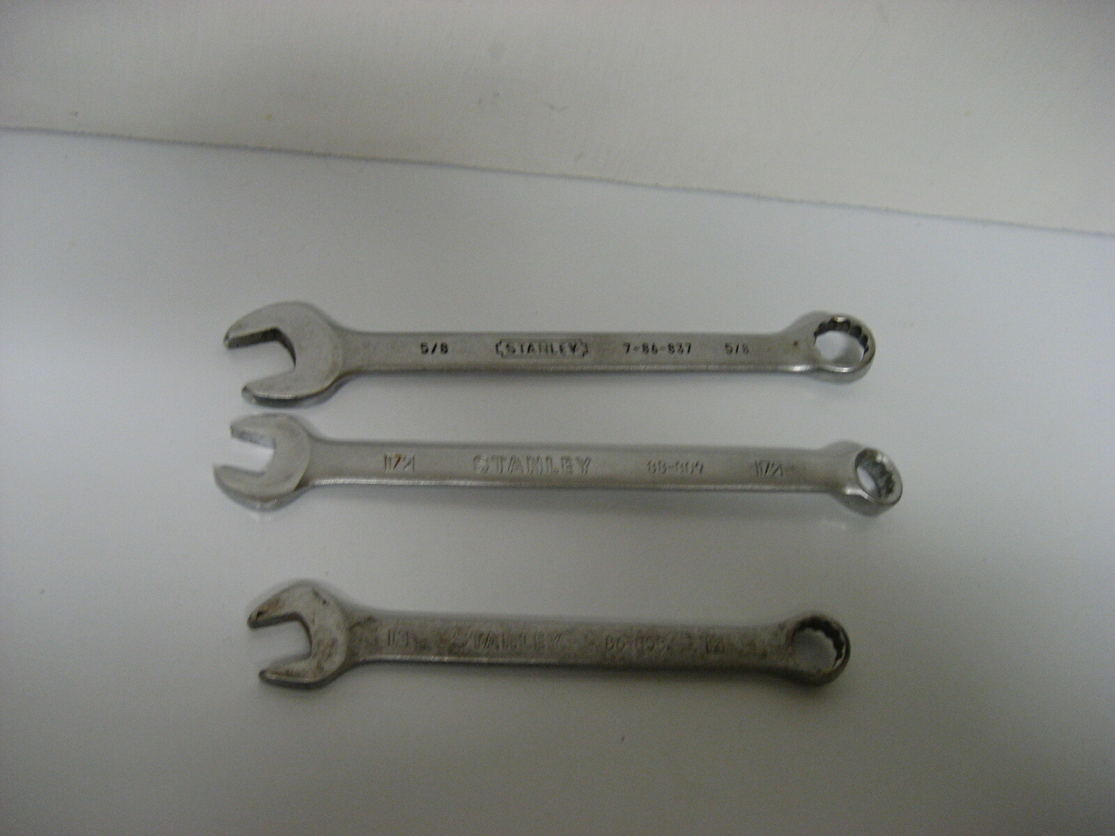 stanley wrenches 3 each, 1/2, 5/8, 13