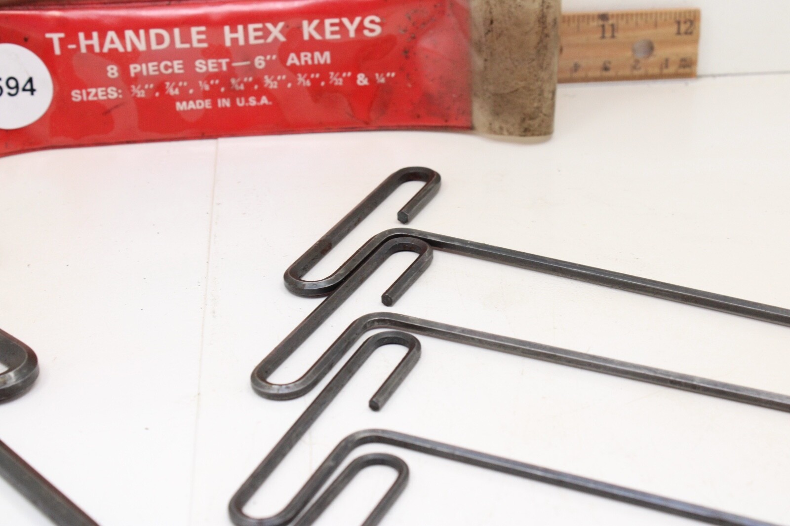 Blue Point GAW-1600A 8 Piece T Handle Hex Keys USA