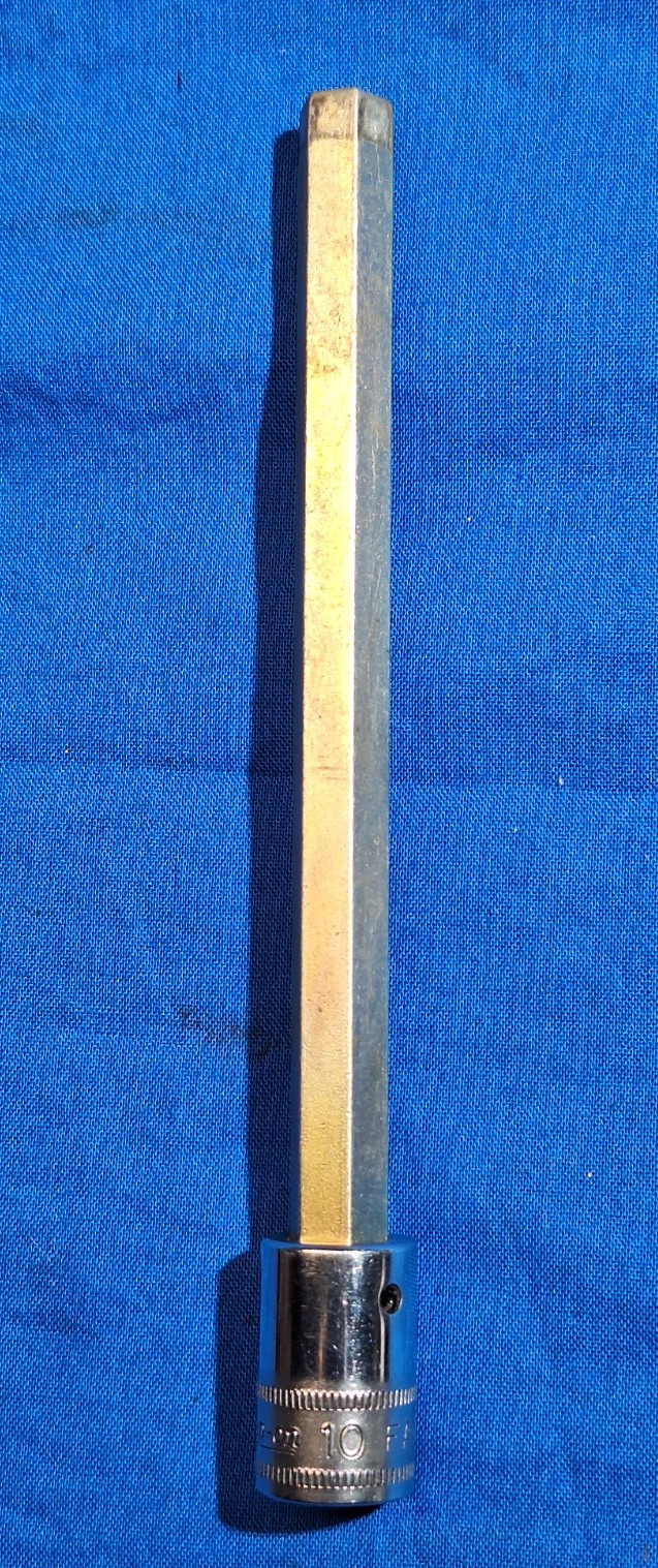 SNAP-ON FAML10 3/8″ drive extra long (5″) 10mm hex head / allen head socket