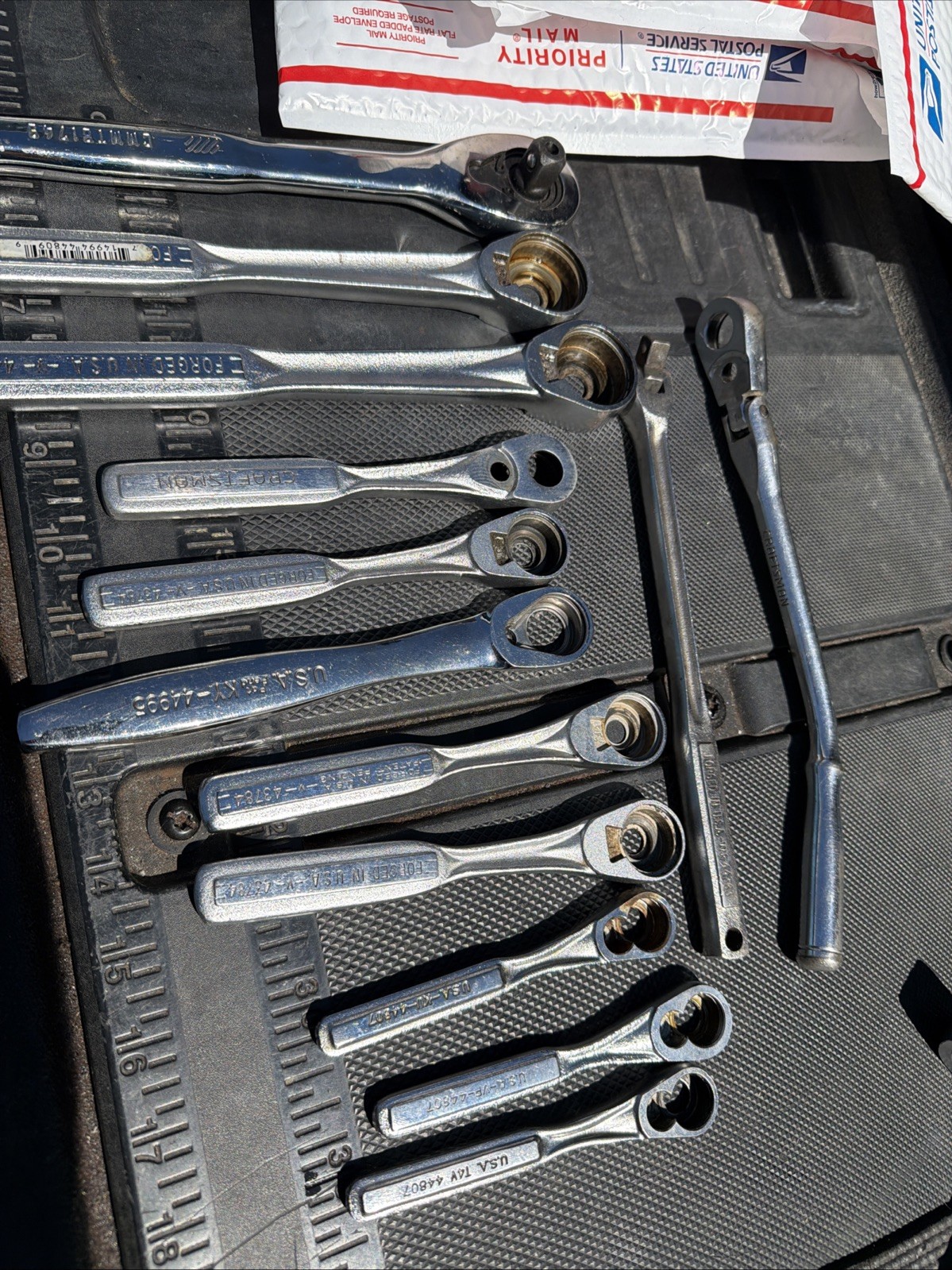(13) Sears Craftsman Ratchet Bodies ONLY NO GUTS 1/2” Drive 3/8” & 1/4” Plus Flx