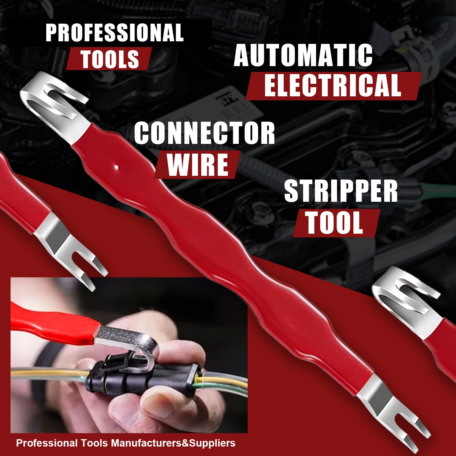 Electrical Disconnect Pliers Connector Separator Terminal Plug Removal Tool Kit