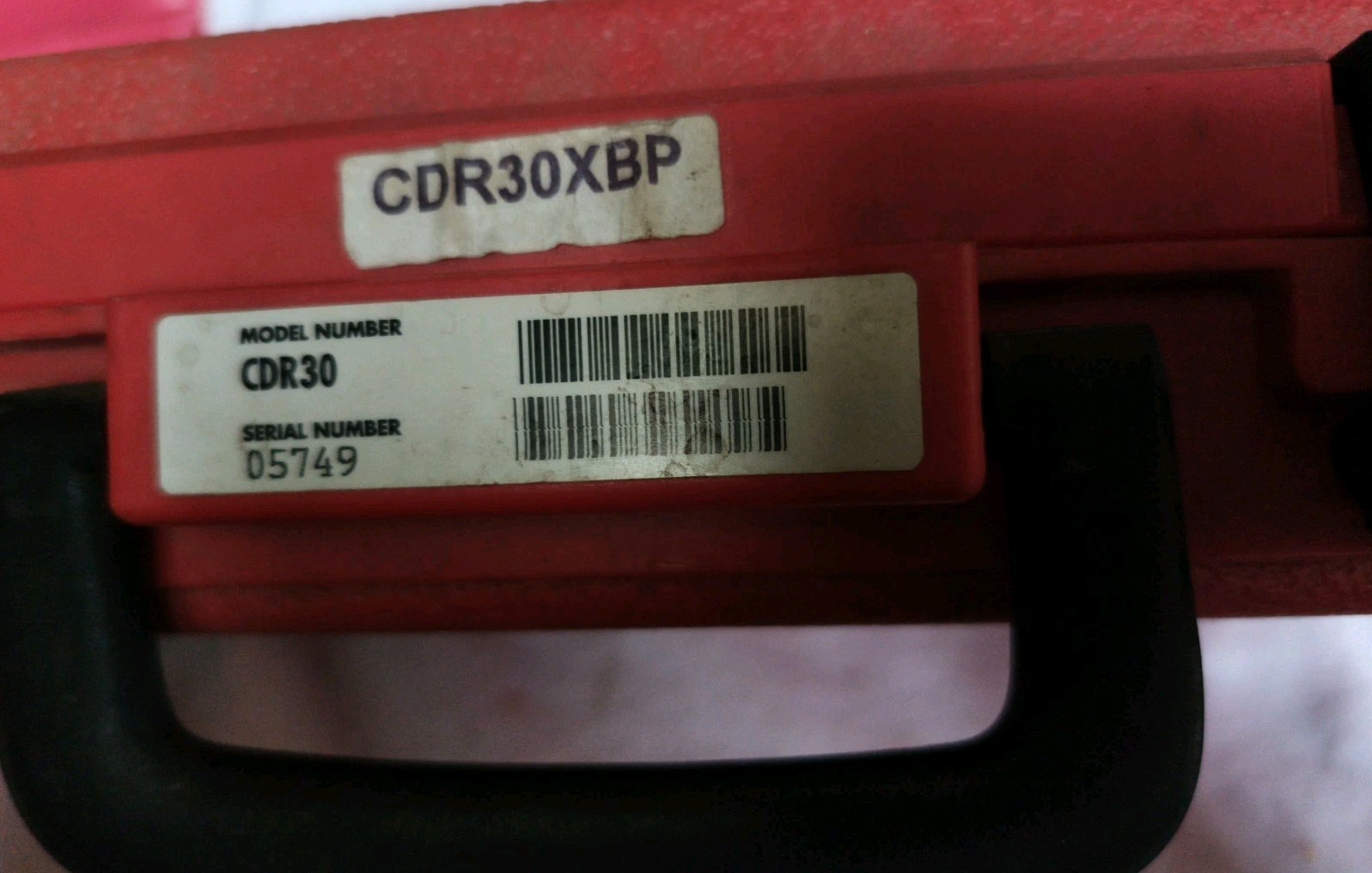 Snap-On Cordless Power Tools Case, PB123 EMPTY Case ONLY