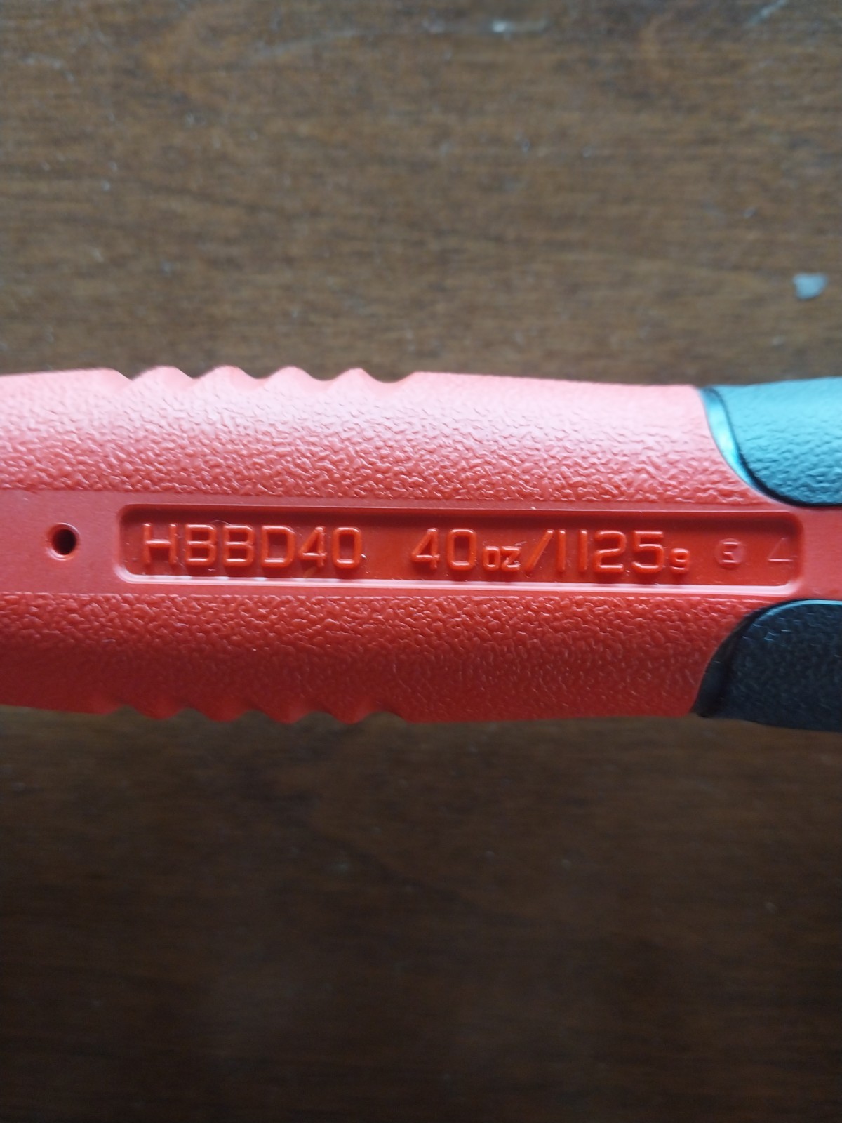 Snap-on Tools HBBD40 USA NEW RED 40oz / 1125g Soft Grip Dead Blow Hammer