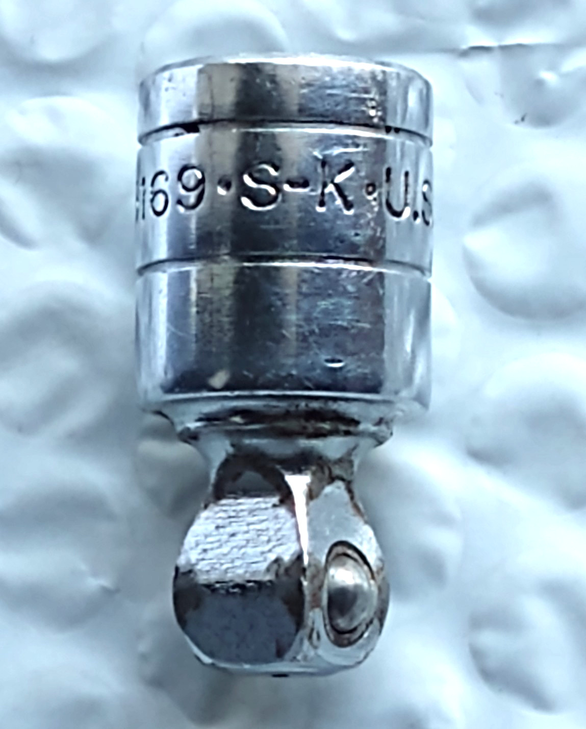 SK TOOLS USA 45169, 3/8″ DRIVE, 3/8″ «WOBBLE» EXTENSION, 1″ LONG.