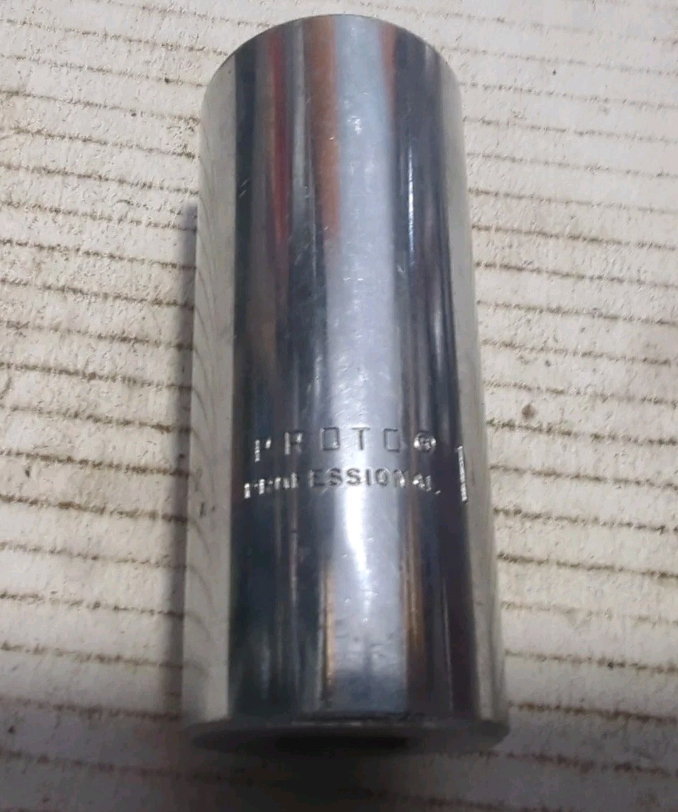 Proto Professional 1″ 12 Point Deep Chrome Socket 1/2″ Drive 5332 USA