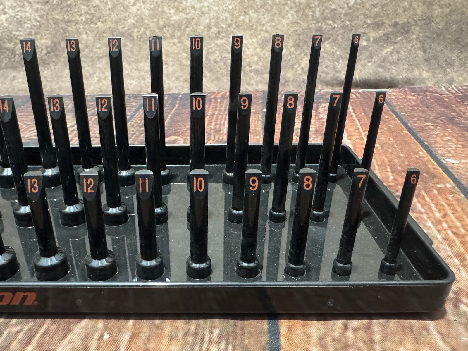 Snap On Socket Tray Set – Three Row Post – Metric & SAE – KA383METBK / KA383FRRD