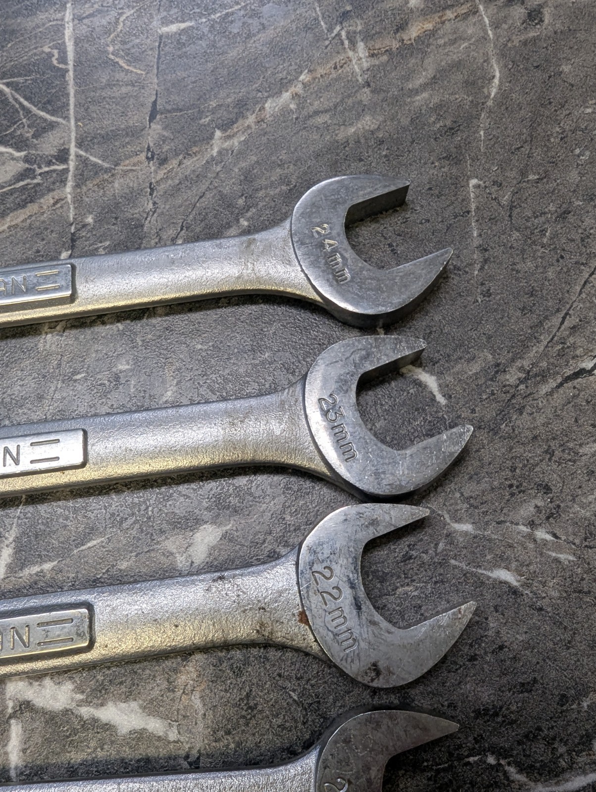 Craftsman Tools USA 11pc VA 9mm-24mm Large Metric (Rare) Combination Wrench Set