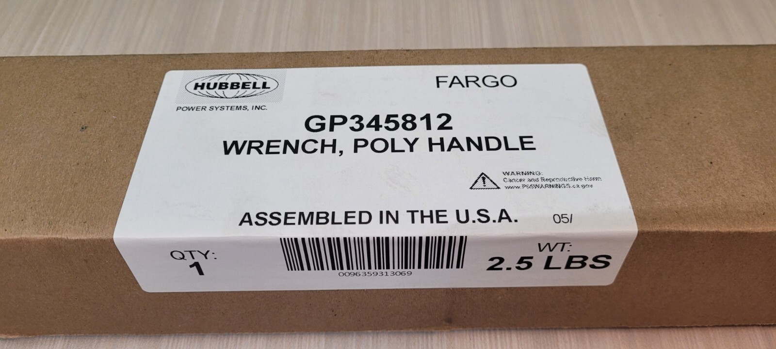 Hubbell Fargo GP345812 Nut-Runner, 3 in 1 Combination Socket 3/4″, 5/8″ and 1/2″