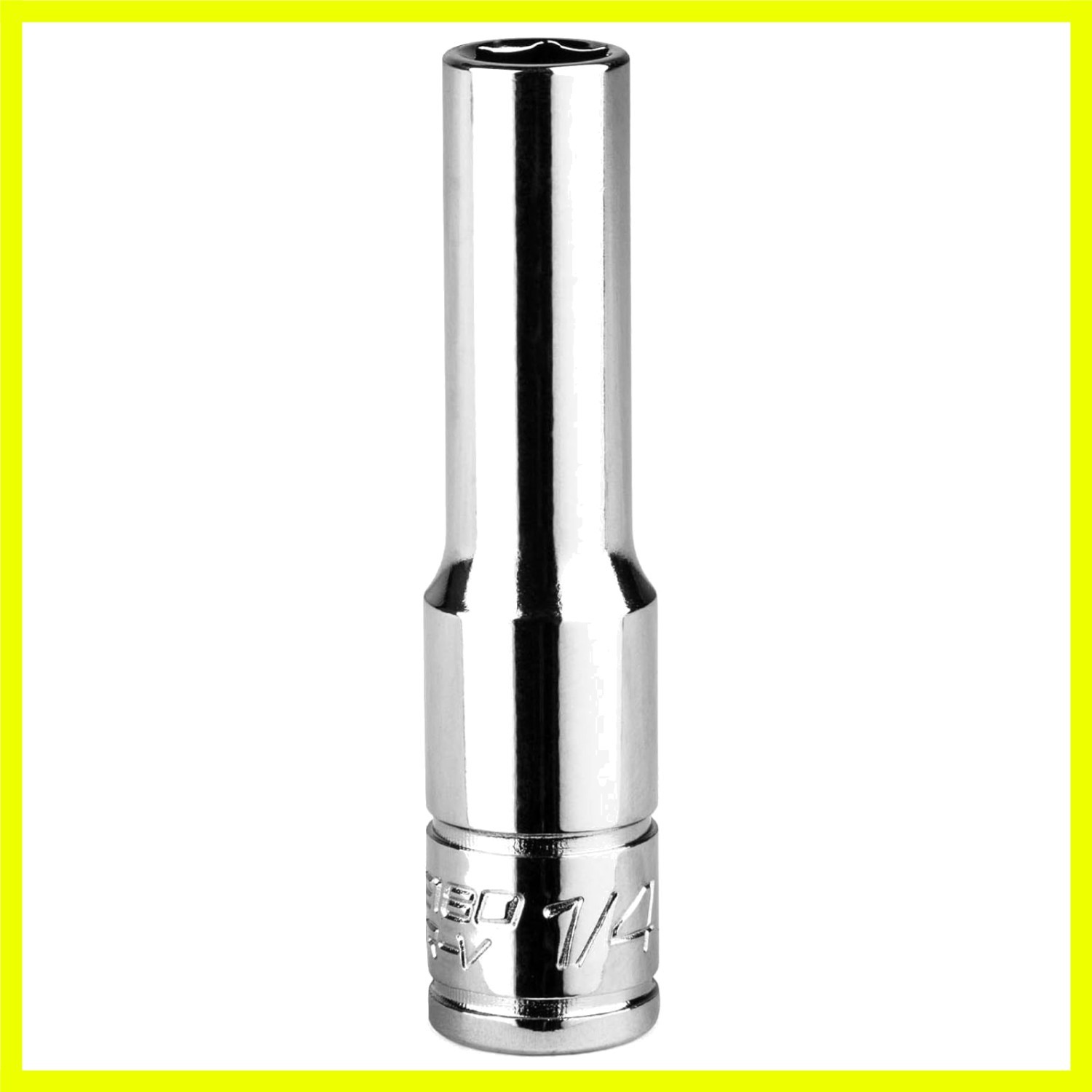 1/4-Inch Deep Socket, 1/4-Inch Drive, 6-Point, SAE
