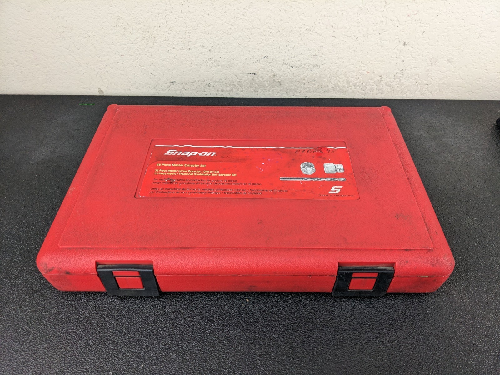 #bn708 Snap On Tools EXDMS48 48 Piece Master EXTRACTOR SET