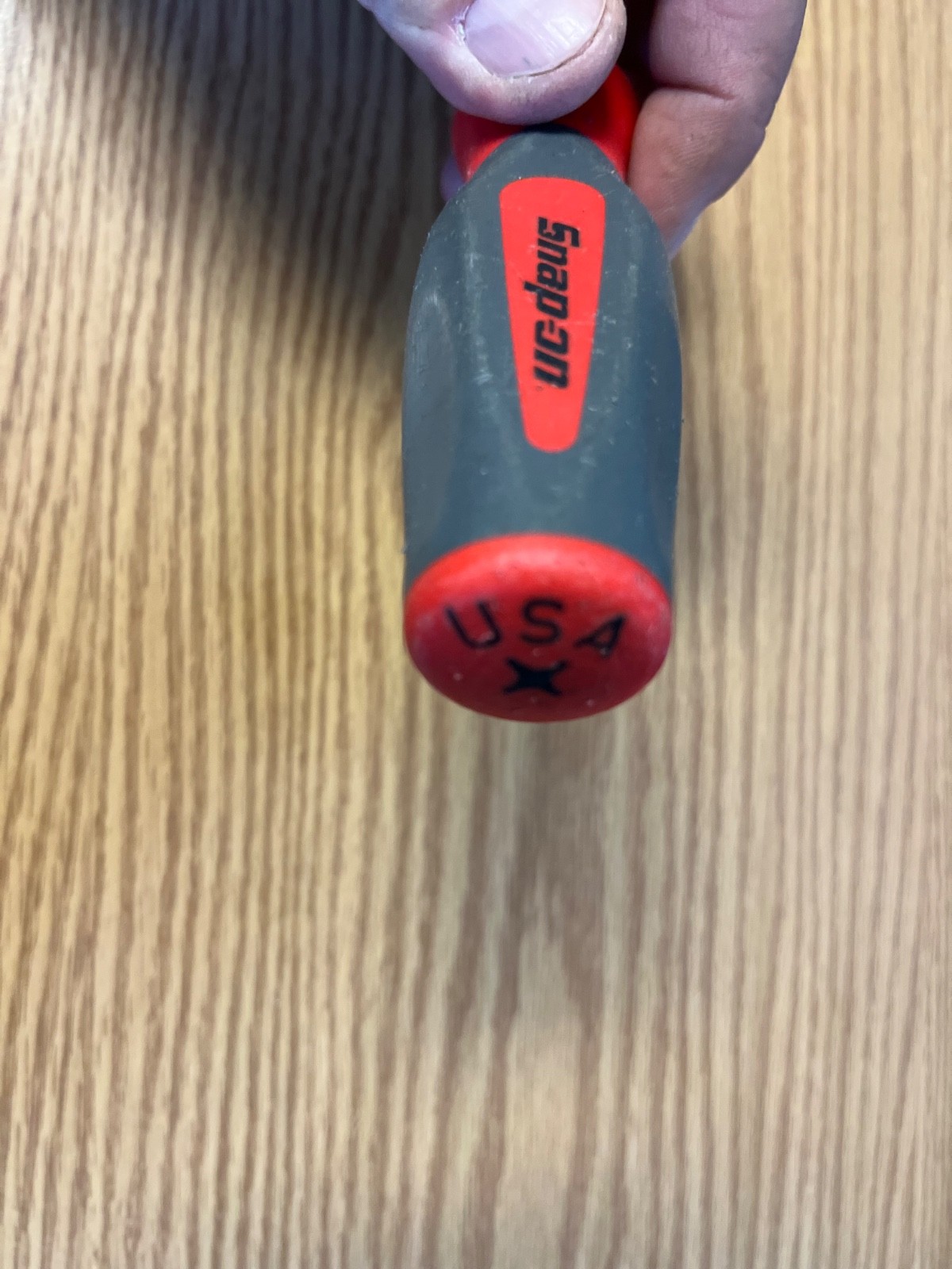 SNAP ON SHDP311R NO1 PHILLIPS SCREWDRIVER WITH RED/GRAY HANDLE LOT#93