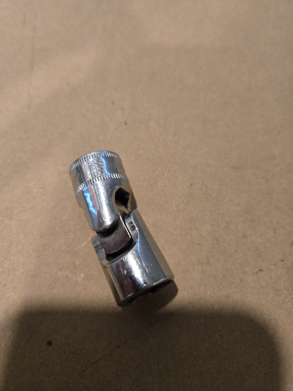 Snap On 3/8″ Drive 13MM 6PT Metric Chrome Universal Swivel Socket USA FSUM13