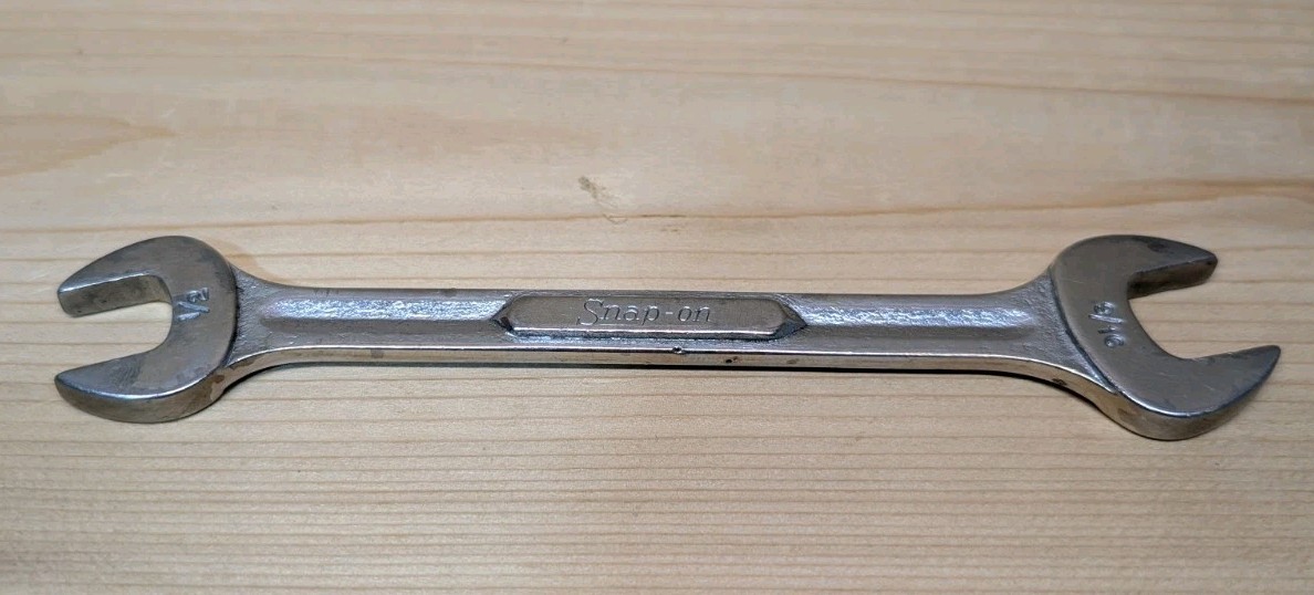 Vintage Snap On VS1618 1/2″ x 9/16″ Double Open End Wrench USA