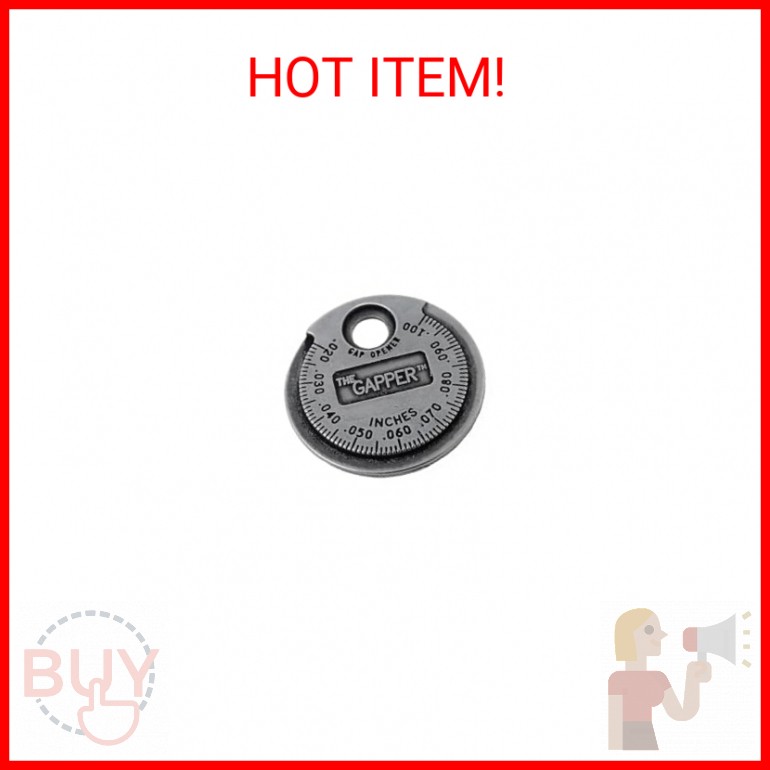 CTA Tools 3235 Spark Plug Gapper: Coin-Style Spark Plug Gap Tool, 0.020″–0.100″