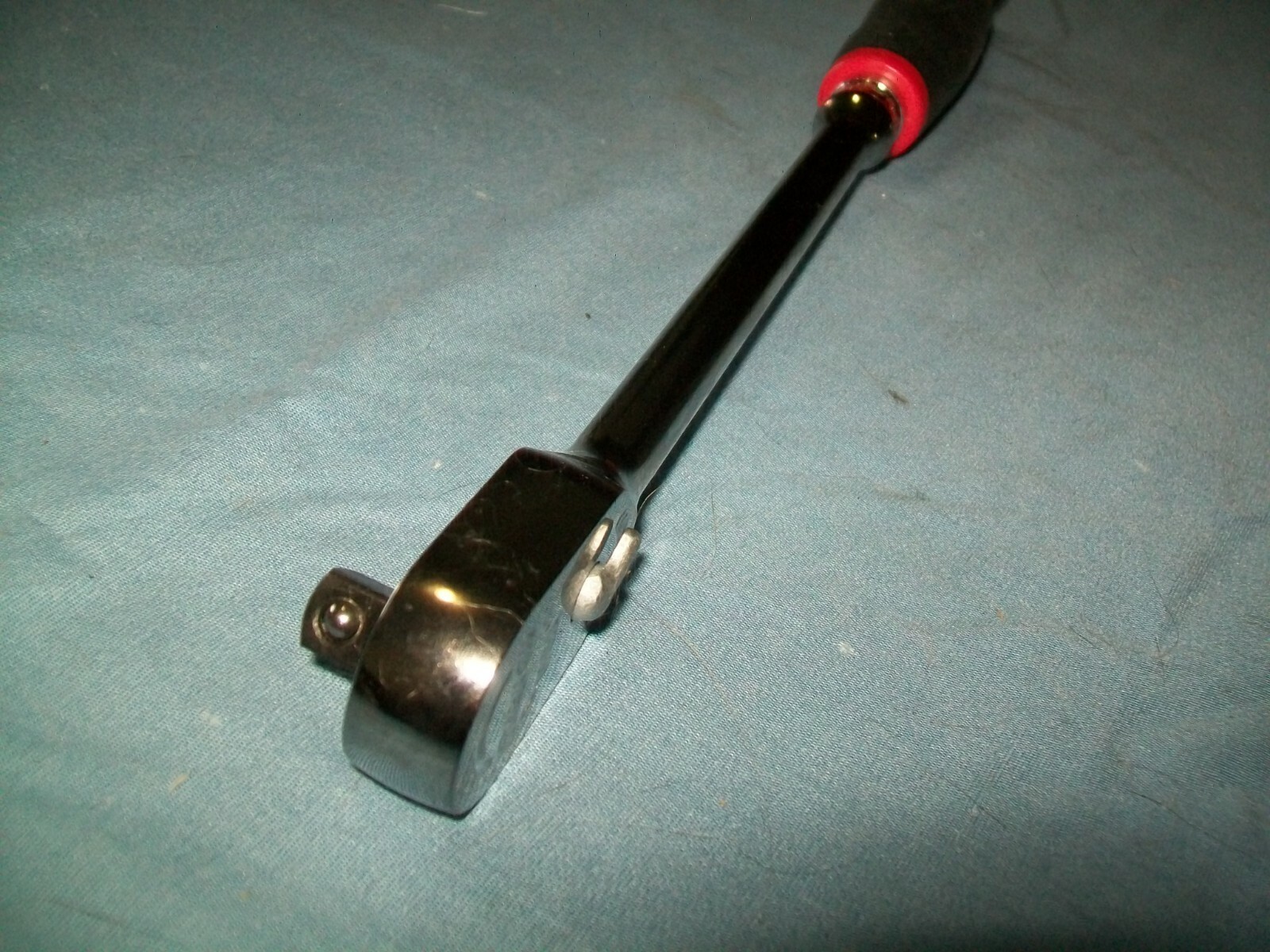NEW Snap-on™ 3/8″ Drive Red Soft Grip Chrome 12 1/2″ Ratchet FHL80 Dual 80 Tech