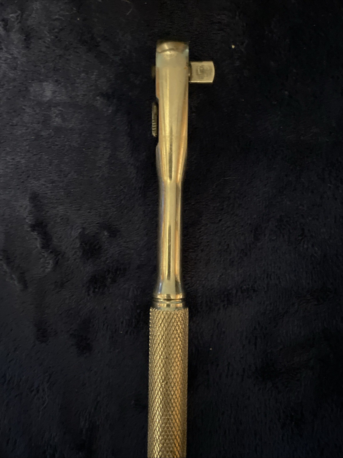 Vintage K-D K 721110 USA Made Ratchet 3/8″ Drive Knurled Handle