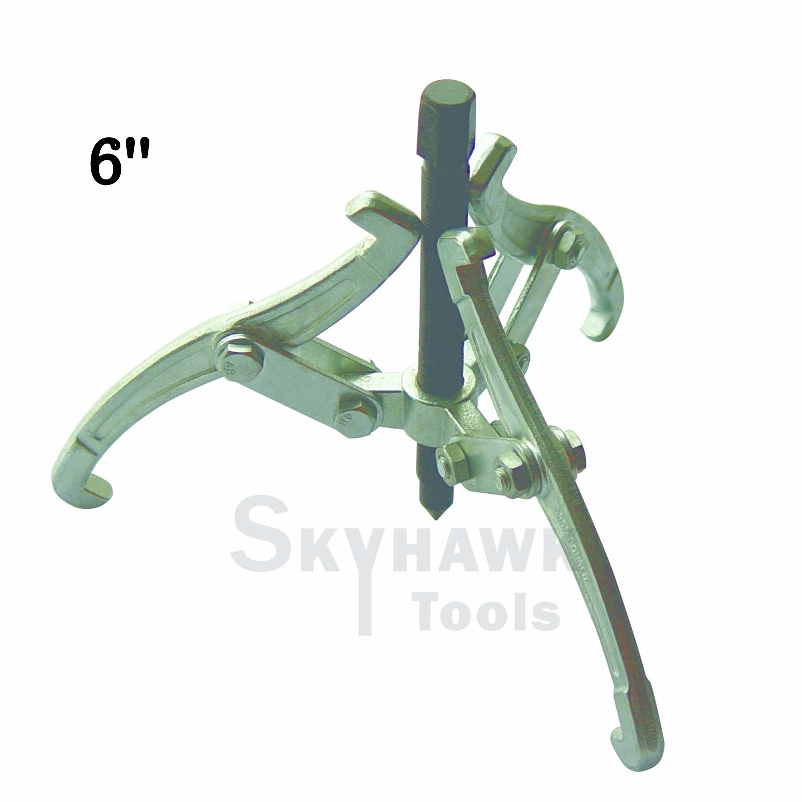 6″ GEAR FLYWHEEL PULLEY REMOVAL 3-JAW HOOK PULLER IN OUTSIDE REVERSIBLE JAWS