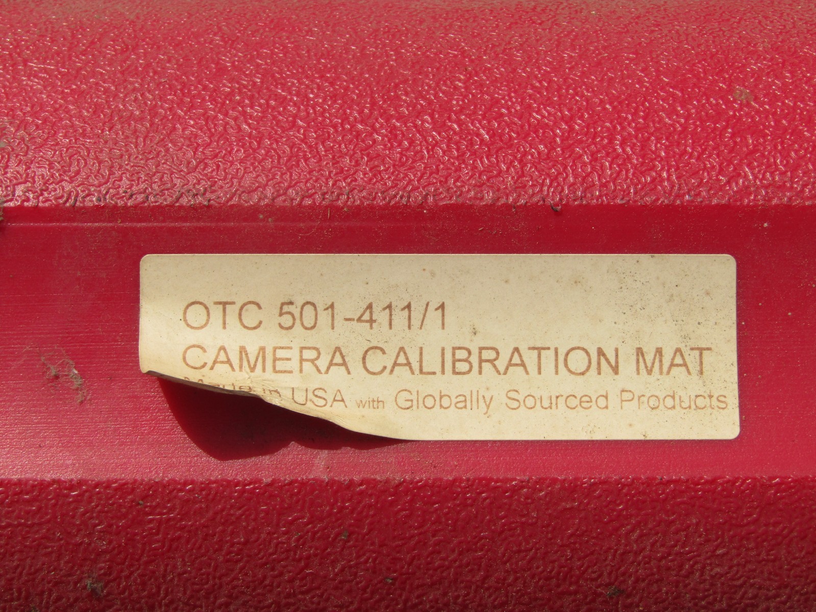 501-411/1 Ford OTC CAMERA CALIBRATION MAT *COMPLETE*
