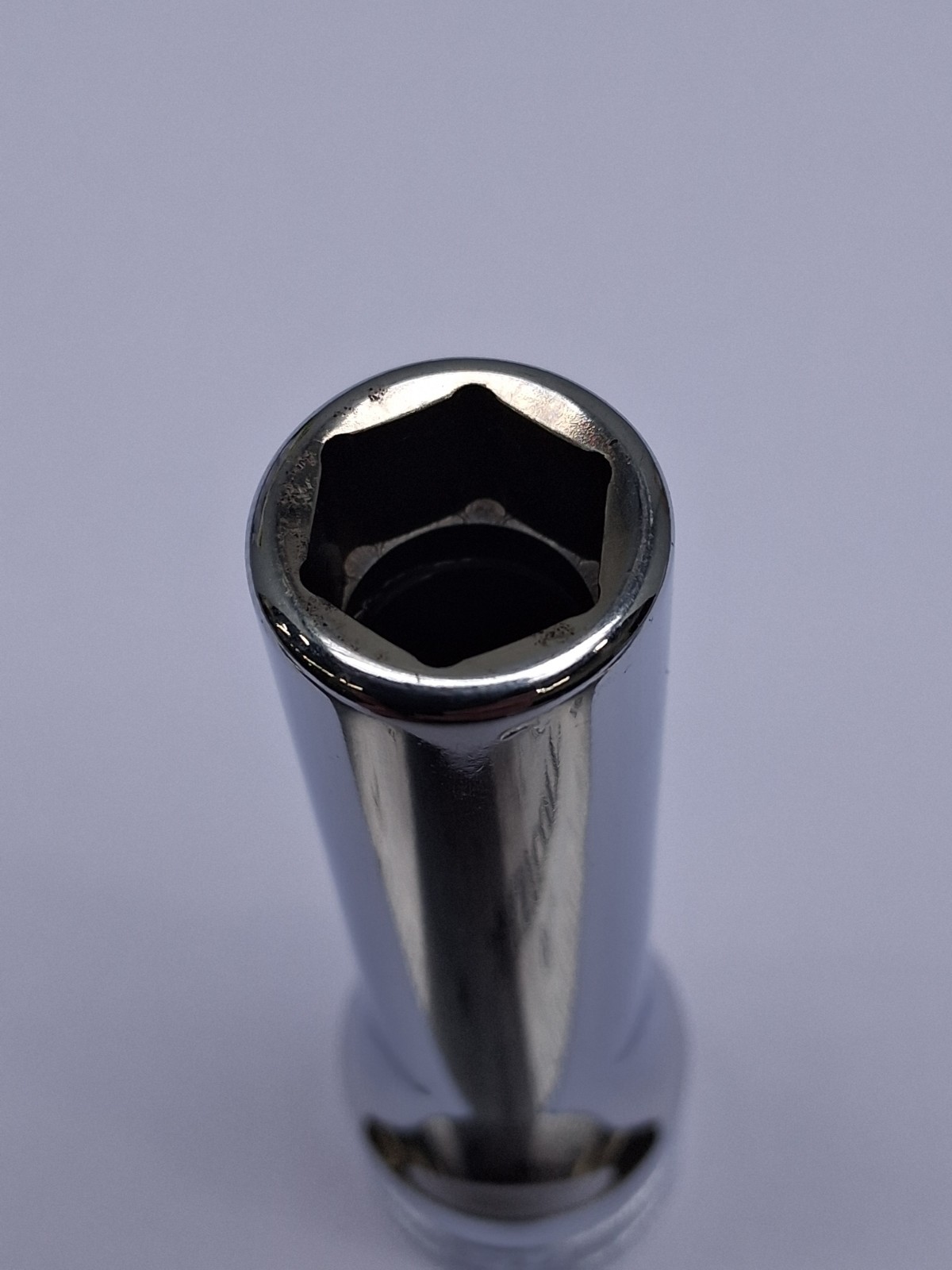 Snap-on Tools 7/16″ Chrome Deep 6pt Socket 1/2″ Drive TS141A USA Nice