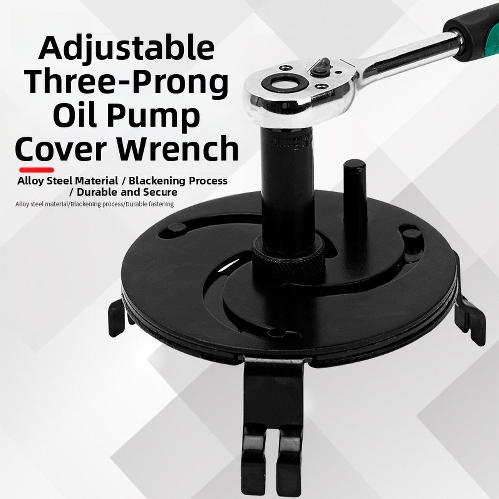 Adjustable Car Fuel Tank Cover Wrench 87 to 170mm Compact Portable Tool