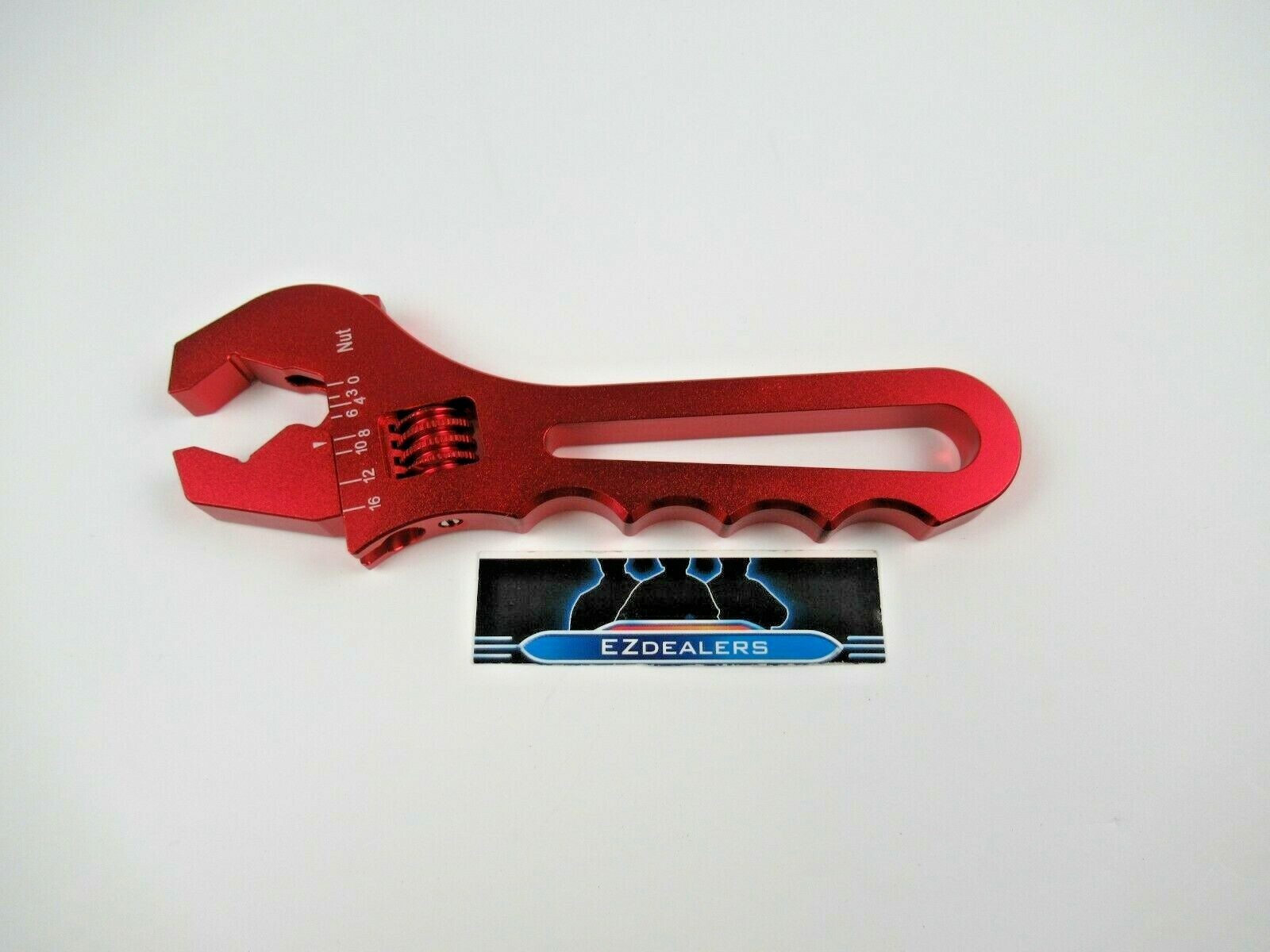 Adjustable Wrench Spanner Aluminum Hand Grip Tool 3AN-16AN Hose End Fitting RED