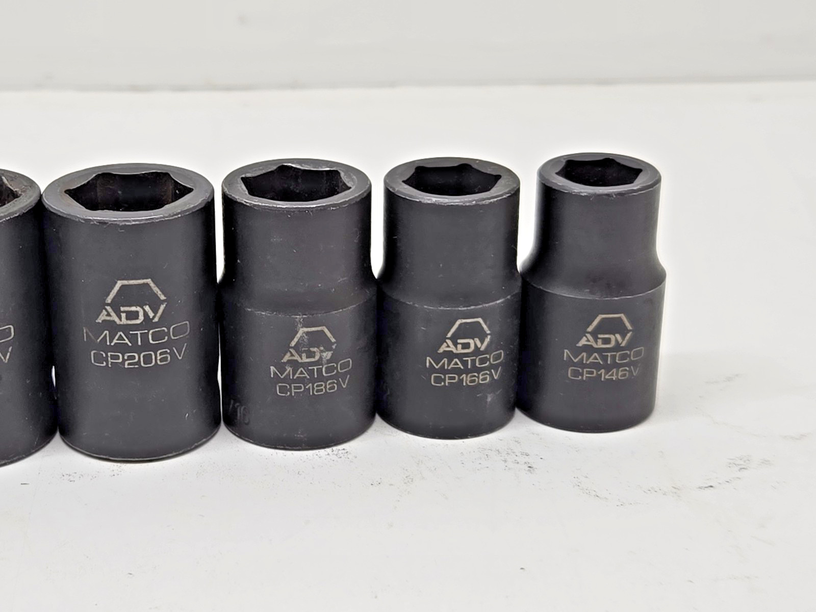 MATCO ADV 11pc. 1/2″ Dr SAE 6 Pt Shallow Impact Socket Set