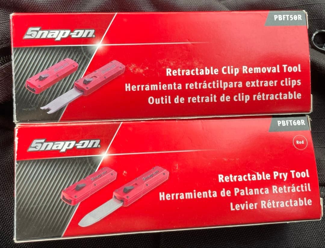 Snap-on PBFT60R PBFT50R Retractable Trim Tool Clip Remover Set Automotive Japan