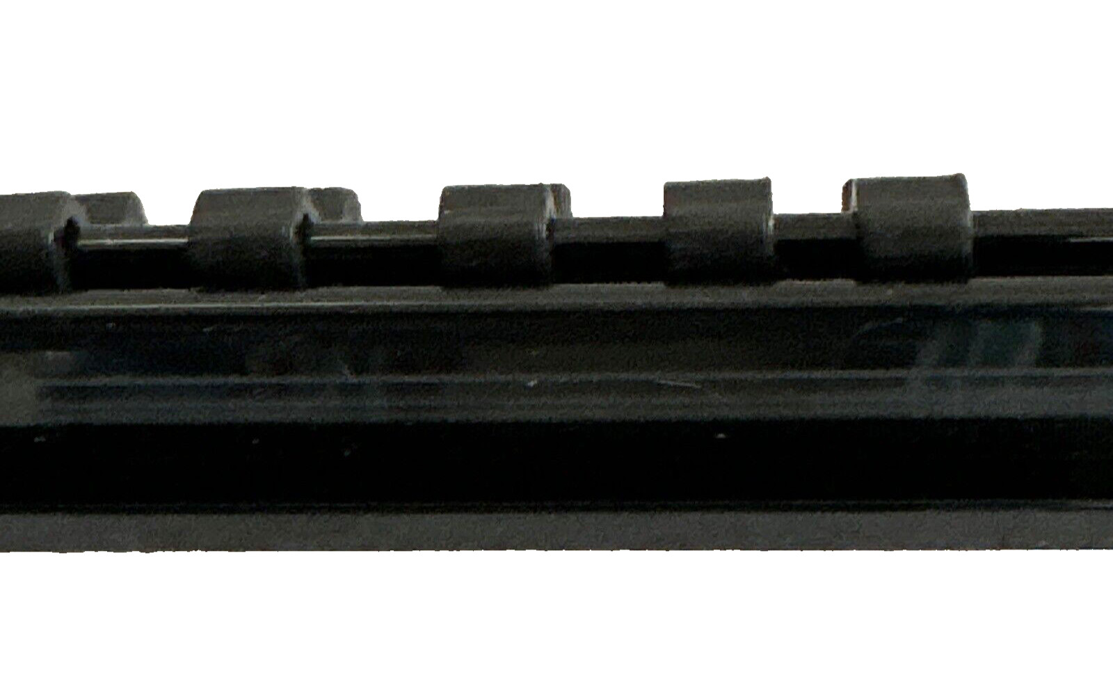 Unbranded Socket Holder Rail 13 1/4″ Clips Black Plastic Mountable