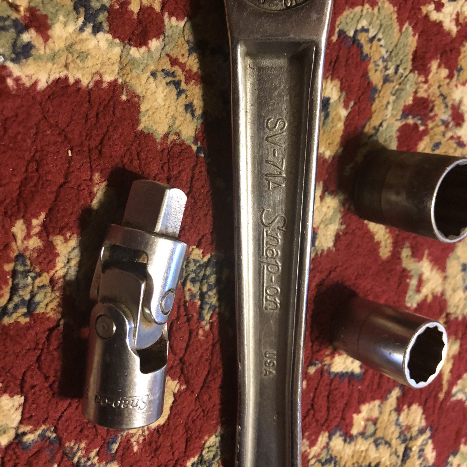 SNAP-ON Model SV-71A 1/2″ Drive Standard Handle Ratchet USA Works; + 3 more Pics