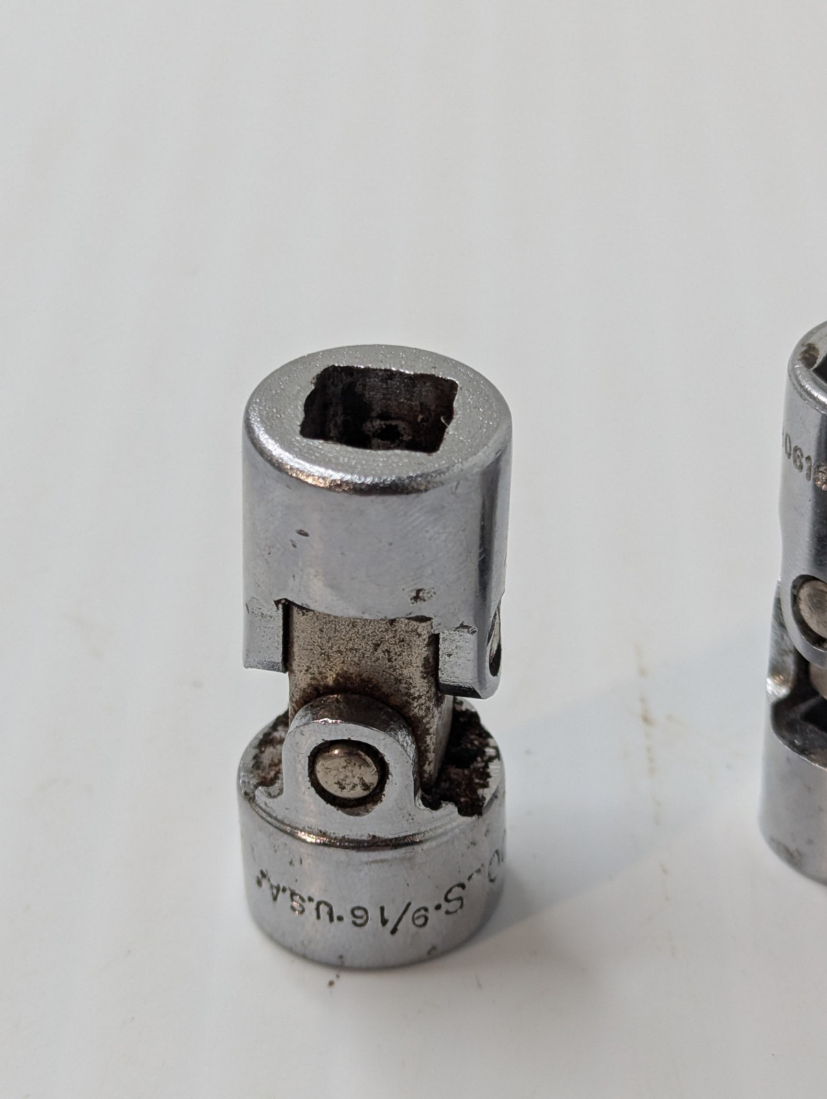 Lot Of 3 S-K 3/8″ Drive Universal Swivel Sockets 6-point 7/16, 1/2 & 9/16