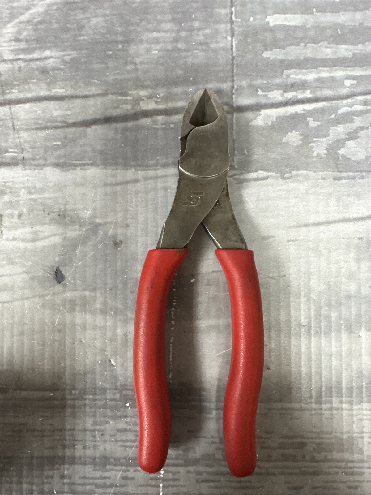Snap-on 86ACF 6-1/2 Inch Red Grip Power Edge Diagonal Cutters