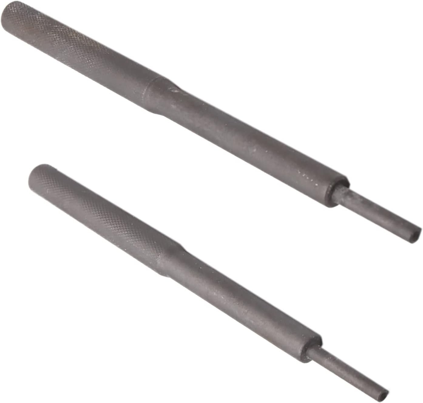 2pcs Dark Gray Universal Valve Guide Remover Grinding Stick Lapping Tool for Car