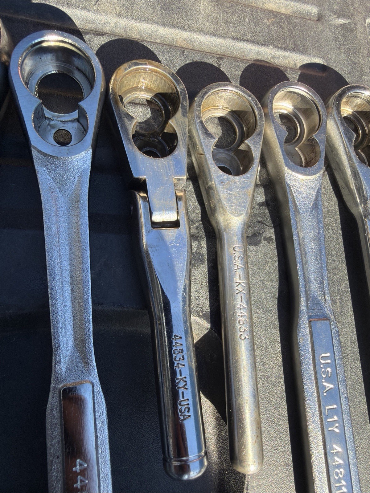 10pc 7-Sears Craftsman 1-Napa 2-Kobalt Ratchet Bodies Only No Guts All Drives