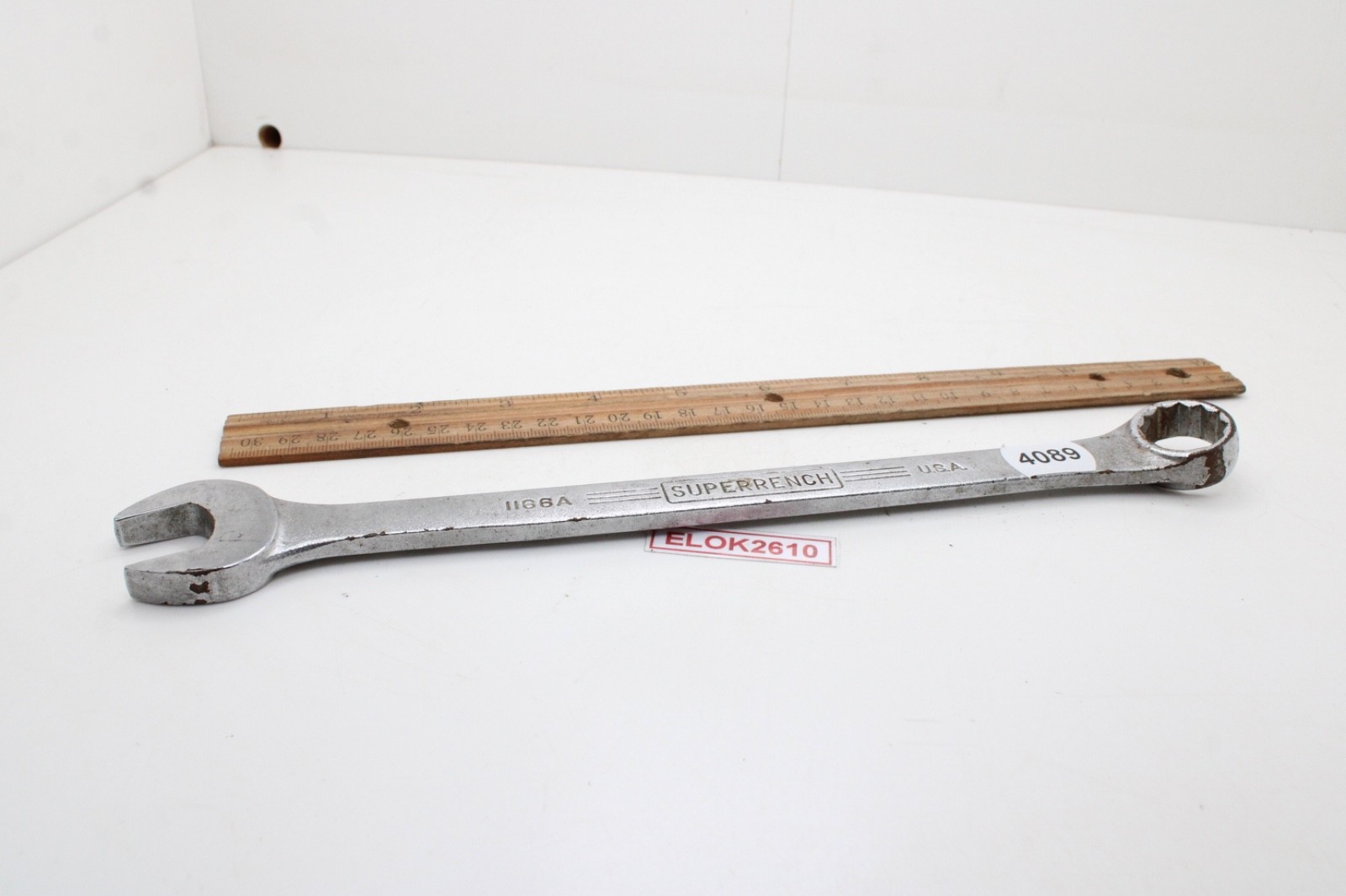 Williams 1166A Superrench 25/32” 12 Point SAE Combination Wrench 11-3/8″ USA