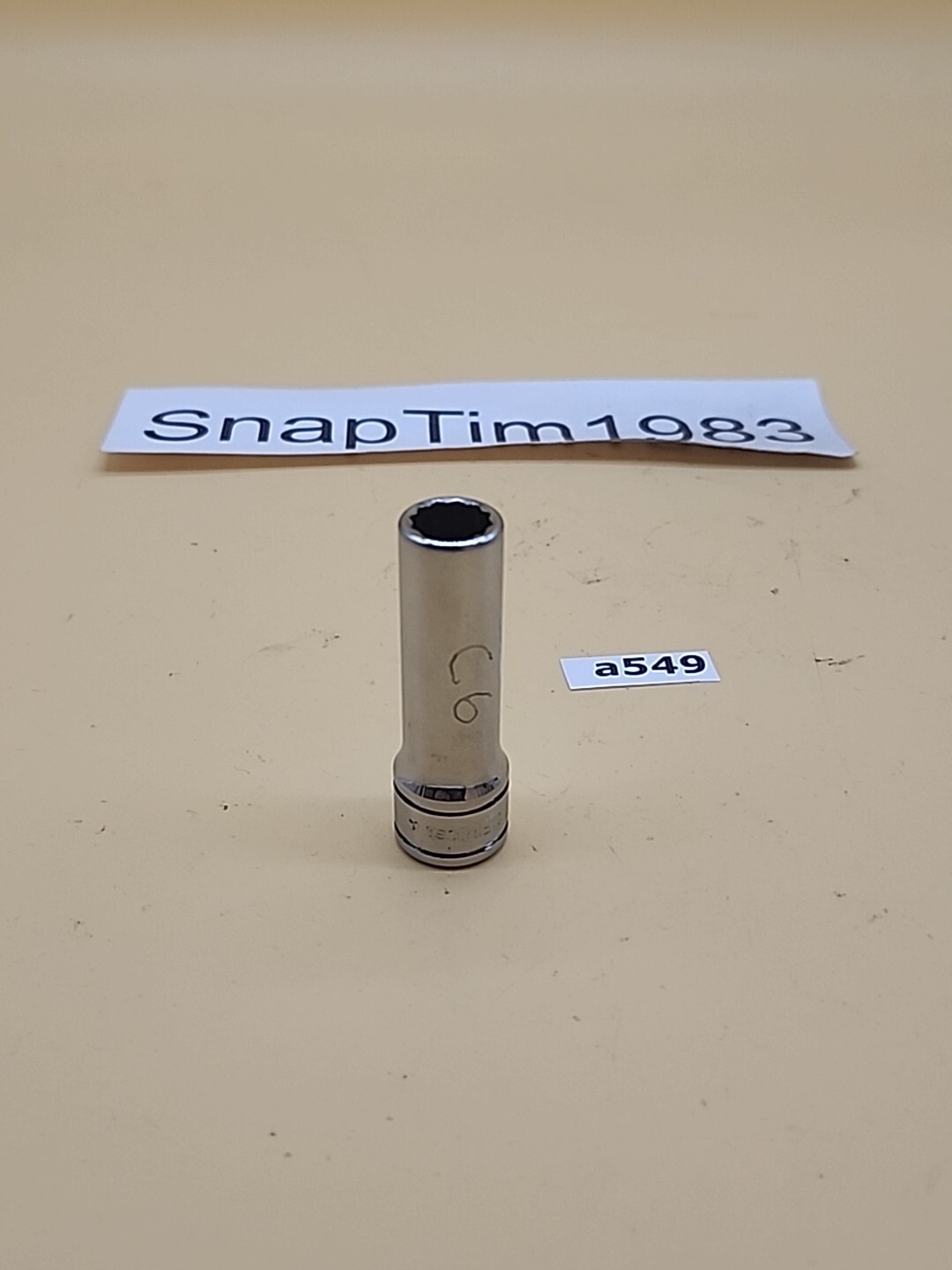 Snap-on Tools SF121, 3/8″, 3/8″ Drive, 12 Point, Chrome Deep Socket USA
