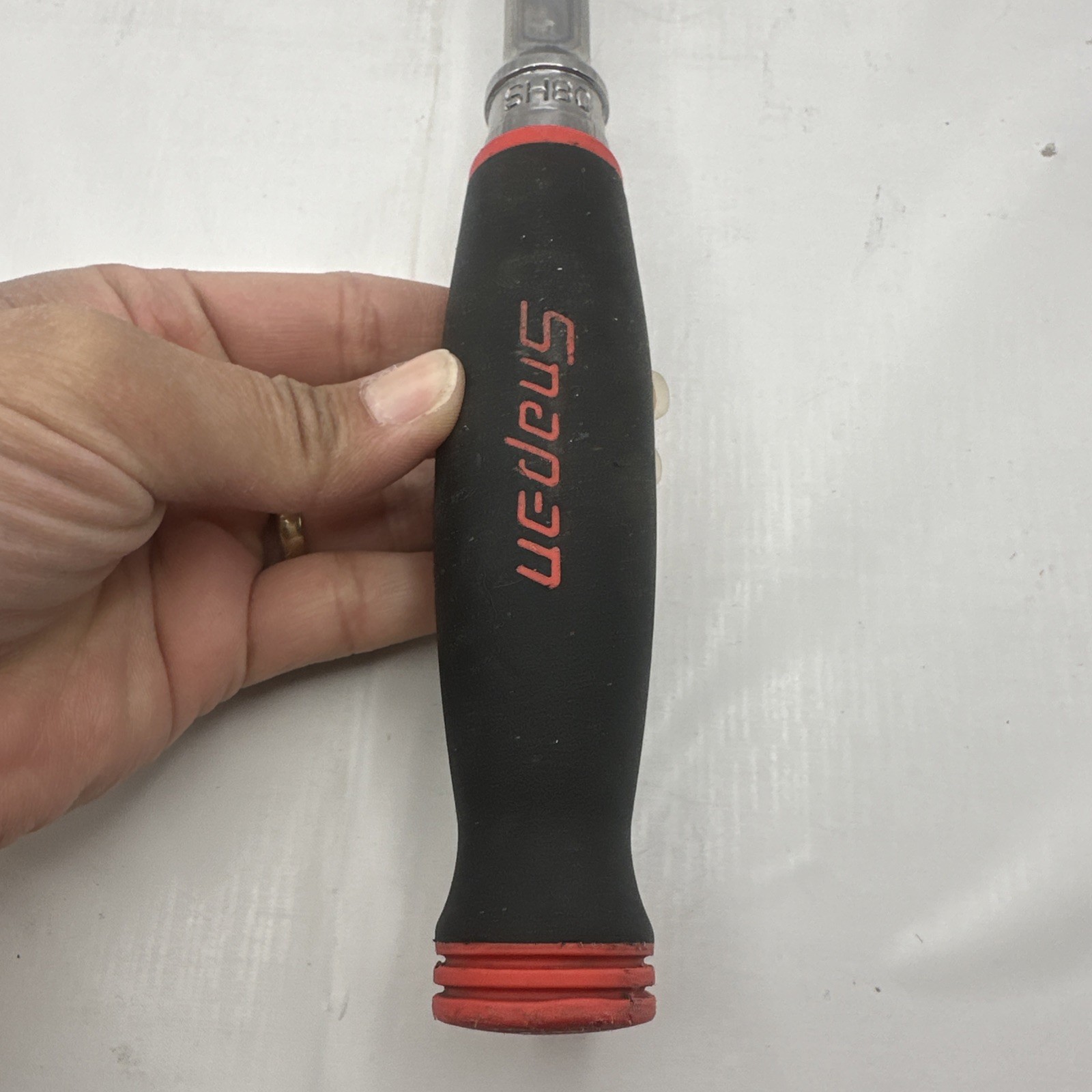 Snap-On SH80 ratchet Red soft grip handle