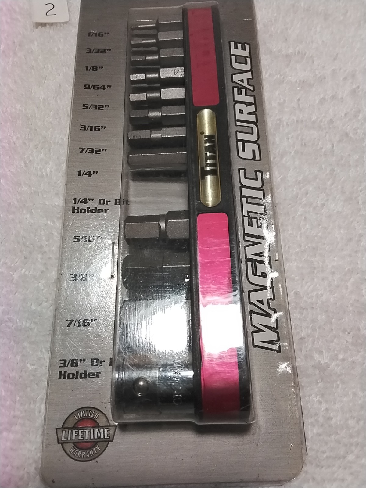 TITAN 16111 13PC HEX BIT SET SAE