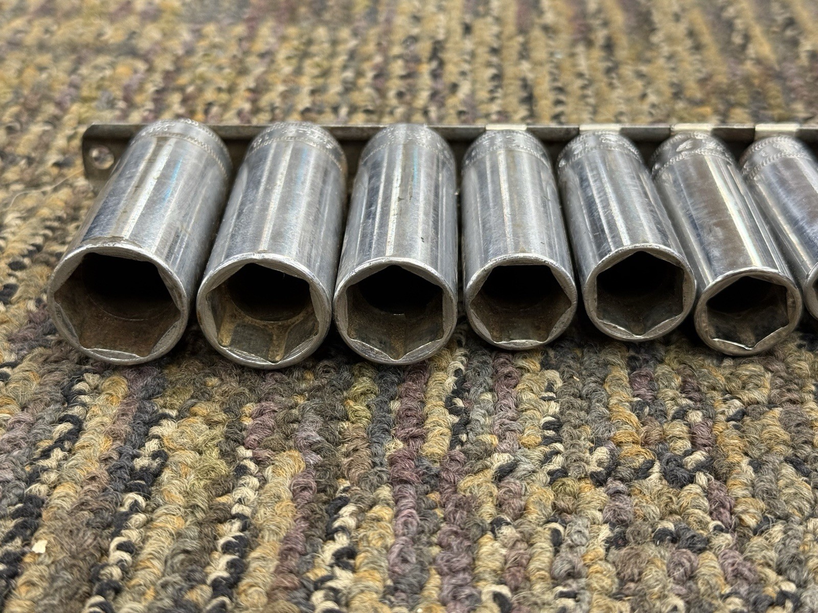 🇺🇸 Snap On Tools USA 9mm- 19mm Metric 3/8″ Drive DEEP Socket Set Lot 6 PT
