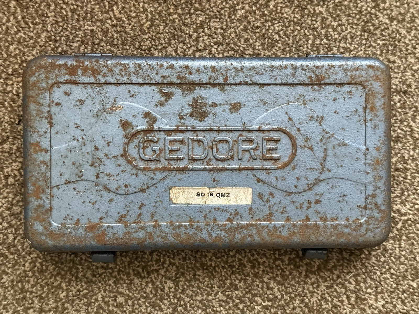 Genuine Vintage Gedore AF Socket Set 1/2″ Drive in Metal Case Complete Set
