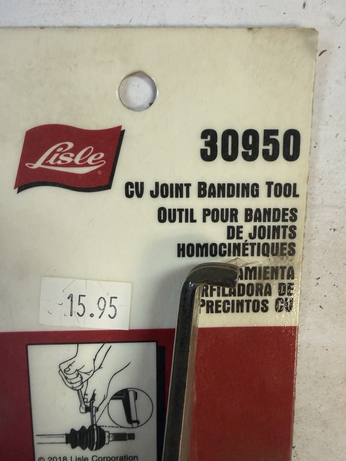 Lisle 30950 CV Joint Banding Tool Brand New In Package