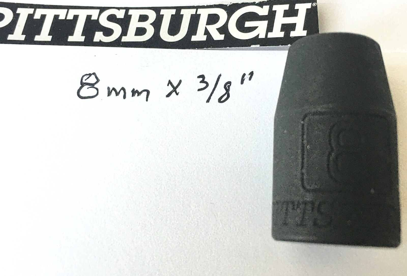 Pittsburgh 8 mm x 3/8″ Impact Socket 6 Pt Free USA Shipping