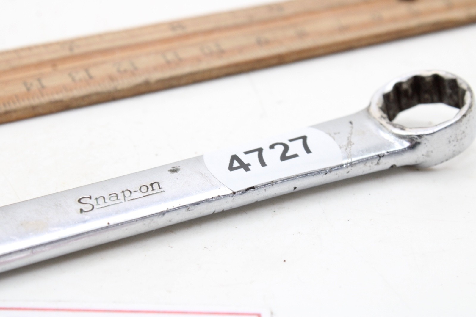 Snap-on OEX-180 9/16″ 12 Point SAE Short Chrome Combination Wrench 6″ USA