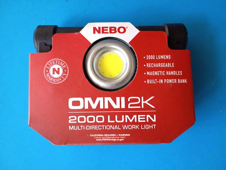 NEBO Omni 2,000 Lumen COB LED Rechargeable Handheld Work Light