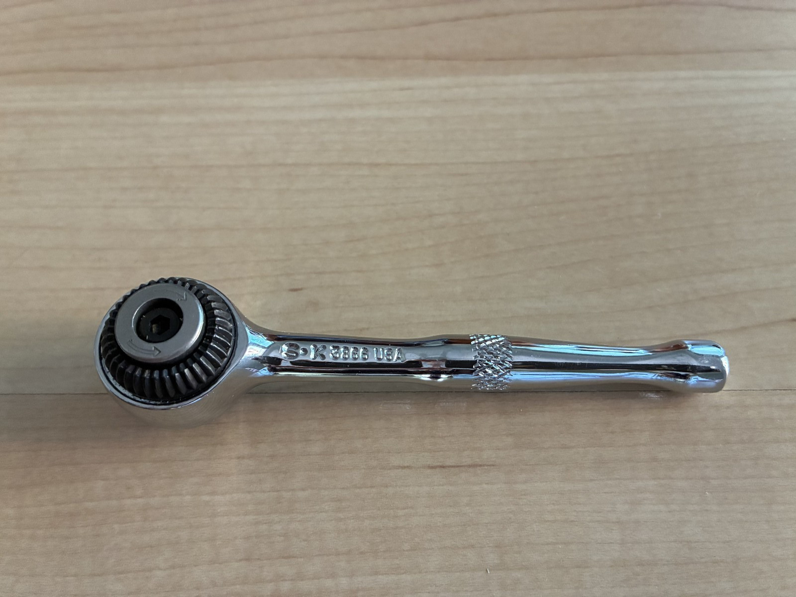 SK Tool 3866 Fine Tooth Palm Control Ratchet – Pre Owned