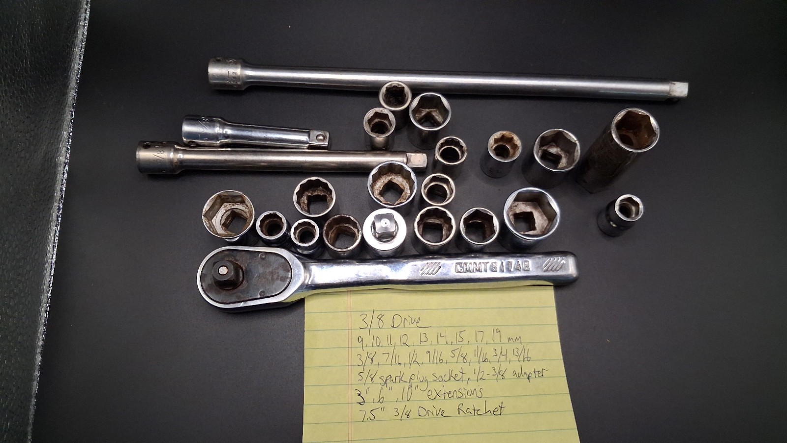 Craftsman Standard Metric Sockets Extensions 6 Point 12 point Vintage Made In US