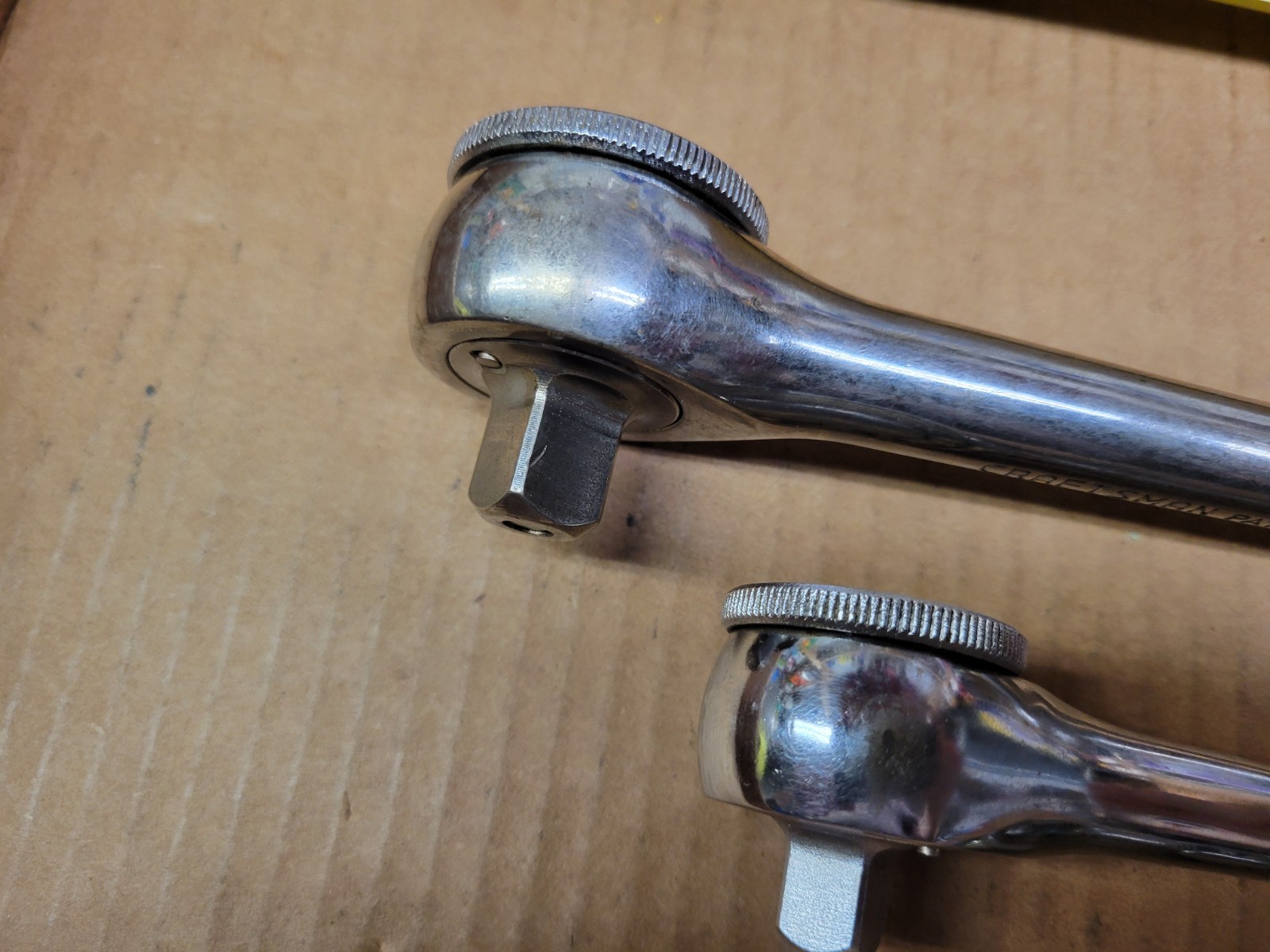 Craftsman USA 3-Piece Gold Label EE Series Thumbwheel Quick-Release Ratchet Set